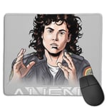 Alien Amanda Ripley Customized Designs Non-Slip Rubber Base Gaming Mouse Pads for Mac,22cm×18cm， Pc, Computers. Ideal for Working Or Game