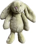 Jellycat Little Moss Green Bashful Bunny Small Rabbit Lop Droopy Ears BASS6MOSS