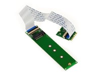 KALEA-INFORMATIQUE Extension rallonge Type Riser M.2 NGFF pour Monter Un SSD M2 PCIe M Key AHCI ou NVMe sur Un Port M2 E A Key avec Nappe Souple de 20cm