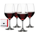 Spiegelau & Nachtmann Lot de 4 verres en cristal Verres à bordeaux Transparent