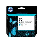 HP 70 Matte Black and Cyan DesignJet Printhead HP DesignJet Z2100 Photo Print...