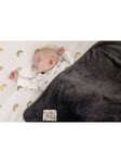 From Babies with Love Kindness is Magic Baby Blanket, Charcoal Grey