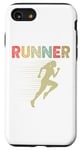 Coque pour iPhone SE (2020) / 7 / 8 Retro Runner Marathon Running Vintage Jogging Fans
