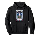 The Plant Lady Tarot Card Funny Halloween Skeleton Magic Pullover Hoodie