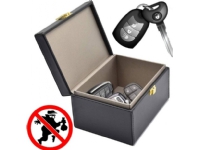 Anti-theft box for car keys phone blocking radio waves Faraday Box Faraday cage black