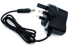 Power Supply Charger UK Plug 9V For Crosley CR8005A-BK Record Player