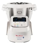 Robot cuiseur connecté Moulinex i-Companion HF900110 - 1550 W - 4,5 L - argent, blanc