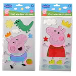 Peppa Pig Gel Window Stickers Olika versioner