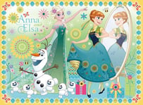 Disney Princess Anna Elsa Frozen Fever Icing Birthday Cake Topper