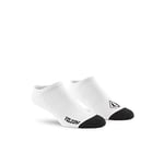 Volcom Men STONE ANKLE Socks - White, Size 3P