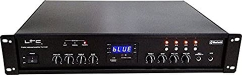 PAA150BT - LTC - Amplificateur de 90W à 4 zones avec entrées micros et lignes - Bluetooth, USB, SD et tuner FM - Noir