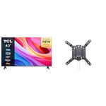 TCL 40SF540K 40-inch FHD Smart Television - HDR & HLG-Dolby Audio-DTS Virtual X & Amazon Basics Tilt TV Wall Mount For 12-40 inches TVs and VESA 200 x 200, Black