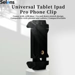Pro Cold Shoe Portable Selfie Stick Tablet Phone Iphone Ipad Clip Clamp Holder