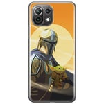 ERT GROUP Coque de téléphone Portable pour Xiaomi 11 Lite 4G/5G Original et sous Licence Officielle Star Wars Motif Baby Yoda 020, Coque en TPU