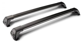 Yakima Flushbar Black Audi A4 Avant 5-dr Kombi 2008- integrerad reling / flush rails