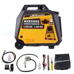 Groupe électrogène inverter 3500W LPG/essence 4 temps avec prises USB et 230V générateur électrique de puissance silencieuse numérique comme générateur de courant de secours pour le camping car