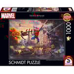 Pussel 1000 bitar: Spider-Man och Vänner - The Ultimate Alliance - Thomas Kinkade