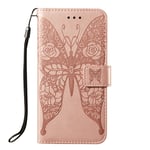 Butterfly Samsung Galaxy S21 Ultra 5G etui - Pink