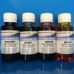 REFILLABLE CARTRIDGES 400ML INK BROTHER LC970 LC1000 DCP 130C 135C 150C NON OEM