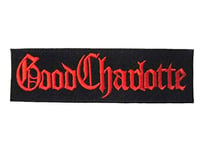 Good Charlotte Punk Rock Music Band Iron On/Sew On Embroidered Patch 4.2 cm x 14.4 cm (H x W)
