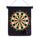 LHQ-HQ Children Darts Toy, 12 Inches, Both Sides Bullseye, 4 Darts, Game Magnetic Dart Board Set Magnetic Safety Dart Board Children Family Leisure
