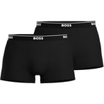 Hugo Boss Mens 2 Pack  Boxer Trunks XL Black New RRP £28 100% Cotton Genuine