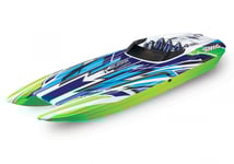 Traxxas DCB M41 Widebody Katamaran BL TQi TSM - Utan Batt/Laddare Grön X