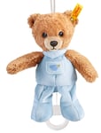 Steiff 'Sleep Well' Teddy Bear with Music Box - blue musical baby toy - 239595