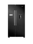 Hisense Rs741N4Wbe 90Cm Wide Side By Side, American Fridge Freezer - Black