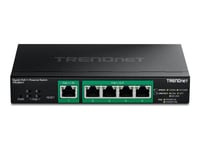 Trendnet Tpe-B541 - Version V1.0R - Switch - Powered, With Poe Passthrough - Smart - 5 X Gigabit Ethernet - Väggmonterbar - Poe++ (60 W) - Taa-Kompatibel