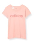 adidas Unisex Children's Essentials Linear T-Shirt Children's T-Shirt, unisex_child, Children's T-shirt, GD6346, Glopnk/Sigpnk, 170