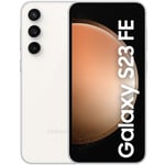 Samsung Galaxy S23 FE 5G Dual SIM Smartphone - 8GB+256GB - Cream 6.4 120Hz AMOLED Display - Corning Gorilla Glass 5 - Exynos 2200 Chipset - NFC - IP67 Water Resistance - 50MP OIS Main Camera - Wireless Charging