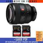 Sony FE 50mm f/1.2 GM + 2 SanDisk 64GB Extreme PRO UHS-II SDXC 300 MB/s + Guide PDF ""20 TECHNIQUES POUR RÉUSSIR VOS PHOTOS