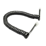 RJ9 spolad telefonledning 6FT Böjd telefon Fast telefon Handtag Linjekabel 4P4C 6Ft/1,85m