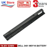 M5y1k Battery For Dell Inspiron 3451 3551 3567 5558 5758 14 15 3000 Series Uk