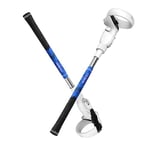 Maxx Tech VR Pro Golf Clubs Kit designed for Oculus/Meta Quest 2 controllers, includes 2 premium quality golf clubs compatible with Pro Putt, Topgolf, Golf +, Golf 5 eClub, Walkabout Mini Golf etc