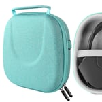 Geekria UltraShell Headphones Case, Compatible with AirPod Max Headphones Case, Replacement Hard Shell Travel Carrying Bag with Room for Smart Case and Accessories Storage (Green)