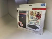 NEW licensedNintendo DS Lite Case Stylus Car Charger & FIFA Soccer 09 2009 #L8
