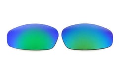 NEW POLARIZED REPLACEMENT GREEN LENS FOR OAKLEY SPLIT JACKET SUNGLASSES
