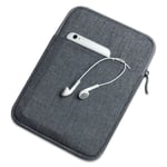 Universal Sleeve for iPad / Nettbrett 8&quot; - (22 x 15,5 x 1,5 cm) - Mørk Grå