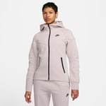 Nike Luvtröja NSW Tech Fleece 24 Vindjacka - Lila/Svart Dam adult FB8338-019