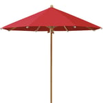Glatz, Teakwood parasoll 350 cm Kat.5 801 Campari