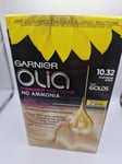 4 x Garnier Olia Permanent Hair Dye - Platinum Gold 10.32