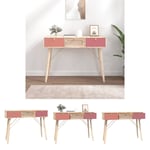 The Living Store Konsolbord med lådor 105x30x75 cm konstruerat trä -  Avlastningsbord