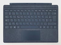 Microsoft Surface Pro Type Cover, Belgian/Belgium AZERTY Layout Backlit Alacantara Keyboard, Cobalt Blue - Compatible with Surface Pro 3, Pro 4, Pro (2017), Pro 5, Pro 6 and Pro 7