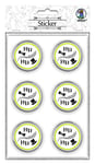 Ursus 59530003F Lot de 24 Autocollants pour Mariage avec Inscription Mr & Mr, Autocollant et décoré de Films Diamètre env. 4,8 cm, Multicolore