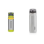 Thermos 170510 Ultimate Flask - Gun Metal (500ml) & Stainless Steel Direct Drink Flask, Grey - 500 ml