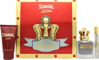 Jean Paul Gaultier Scandal Pour Homme Gift Set 100ml EDT + 10ml EDT + 75ml Shower Gel