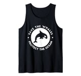 Protect the Ocean Save the Whales Shirts for Women Men Kids Tank Top