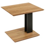 SIDOBORD i trä, trämaterial 55/47/47-65 cm 